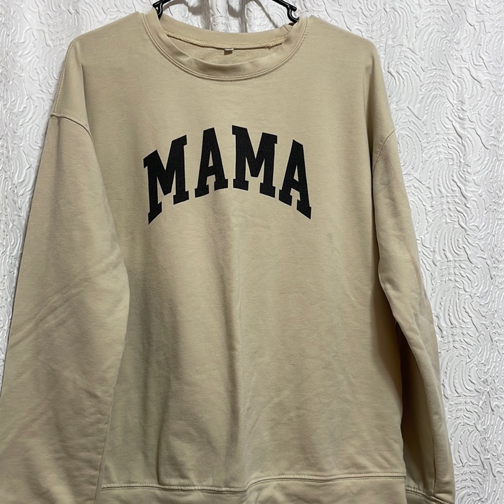 “MAMA” long sleeve shirt L